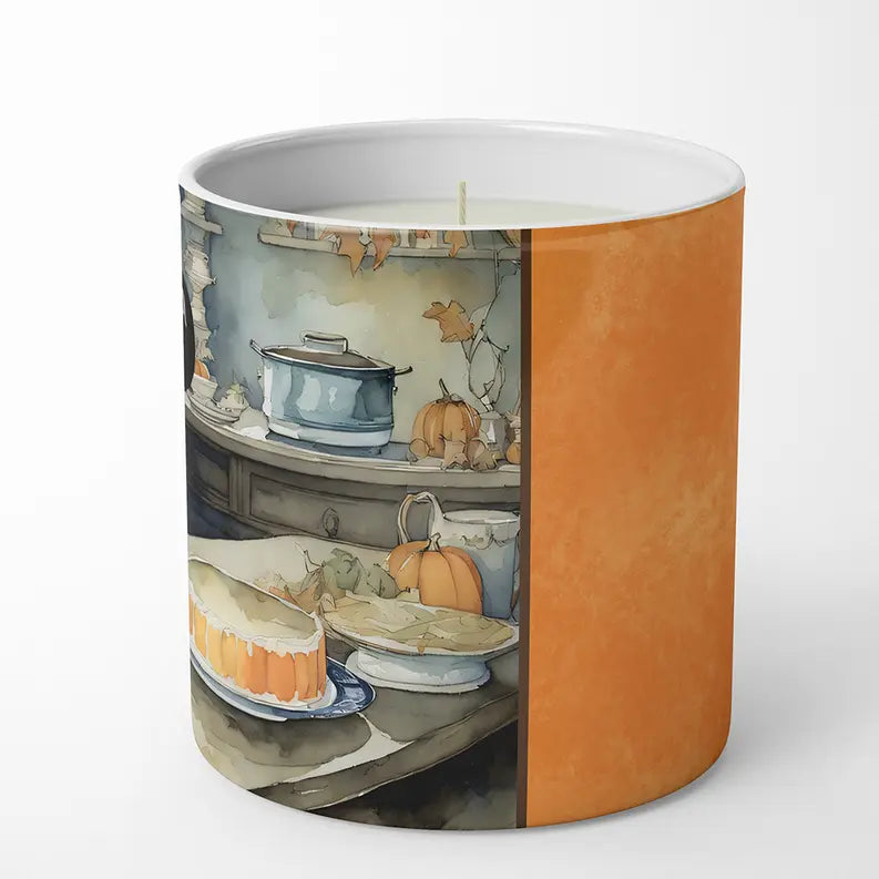 Australian Terrier Fall Kitchen Pumpkins Decorative Soy Candle Caroline's Treasures