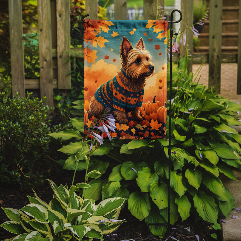Australian Terrier Terrier Fall Garden Flag Caroline's Treasures