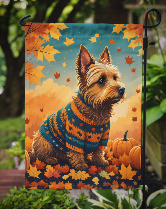 Australian Terrier Terrier Fall Garden Flag Caroline's Treasures