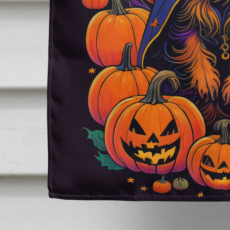 Australian Terrier Witchy Halloween House Flag Caroline's Treasures