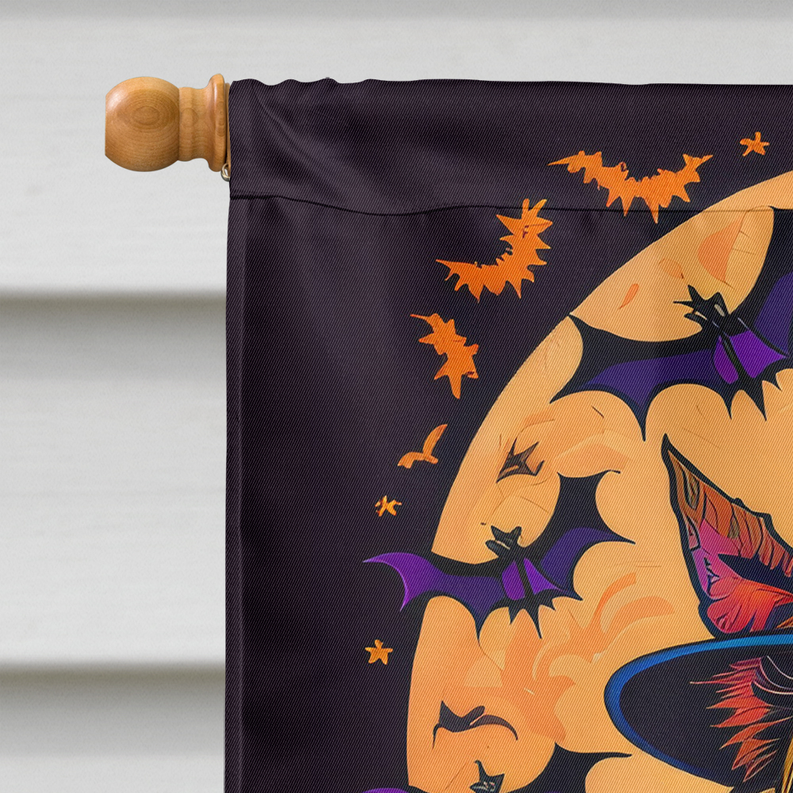 Australian Terrier Witchy Halloween House Flag Caroline's Treasures
