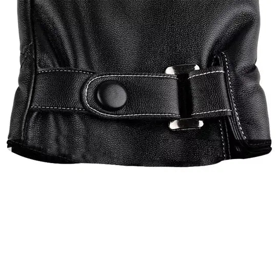 Autumn Warmth Stylish Vegan Leather Touch Smart Gloves Vista Shops