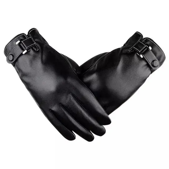 Autumn Warmth Stylish Vegan Leather Touch Smart Gloves Vista Shops