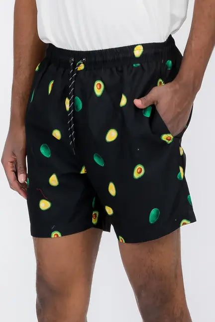 Avocado Print Swim Shorts WEIV
