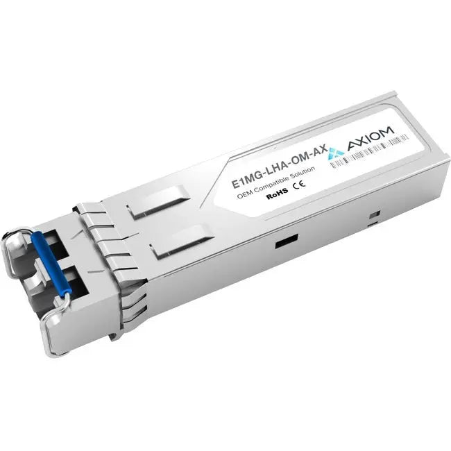Axiom 1000BASE-ZX SFP Transceiver for Brocade (70km) - E1MG-LHA-OM Axiom Memory Solutions