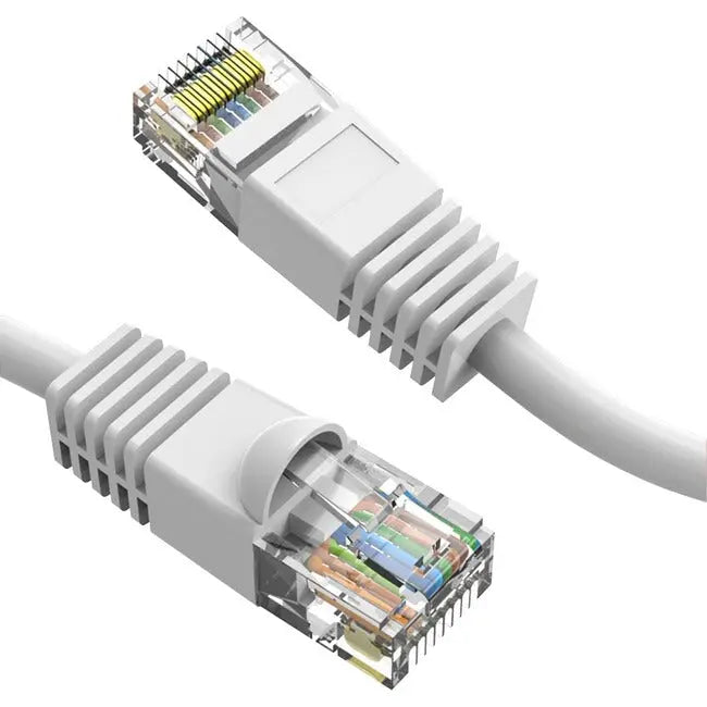 Axiom 7FT CAT6 550mhz Patch Cable Molded Boot (White) Axiom Memory Solutions
