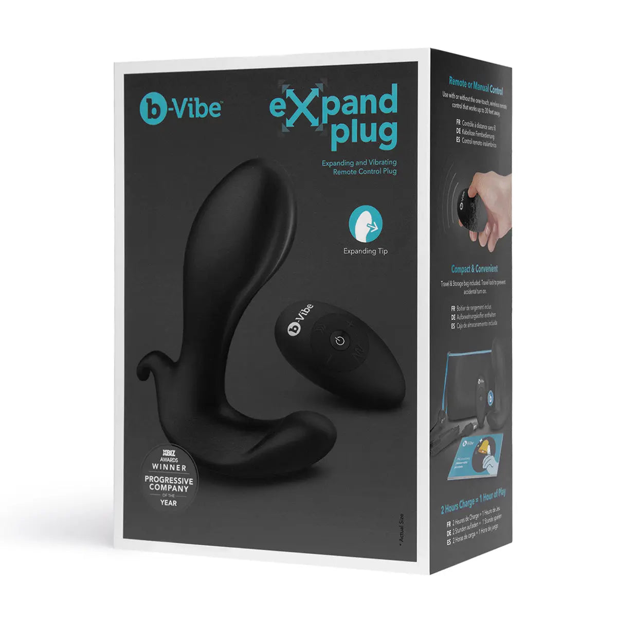 B-VIbe Expand Plug- Black B-Vibe