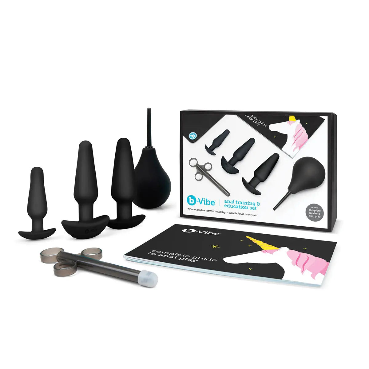 B-Vibe Anal Training Set - Black B-Vibe