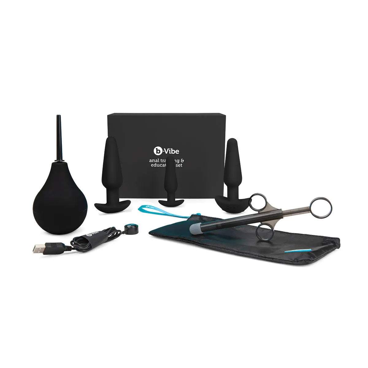 B-Vibe Anal Training Set - Black B-Vibe