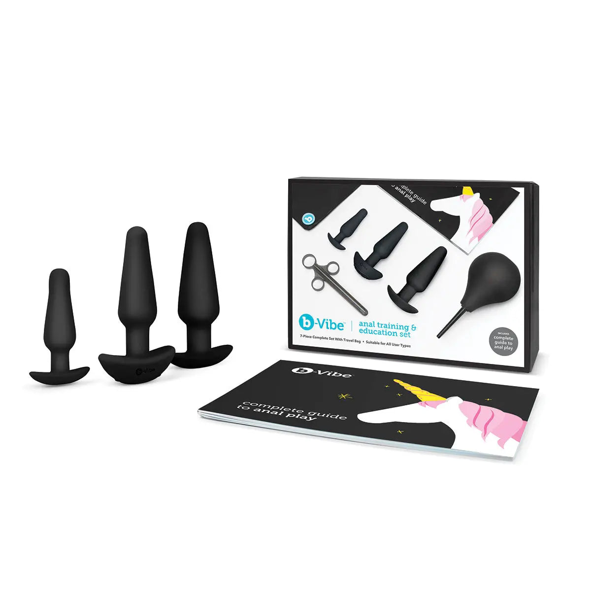 B-Vibe Anal Training Set - Black B-Vibe
