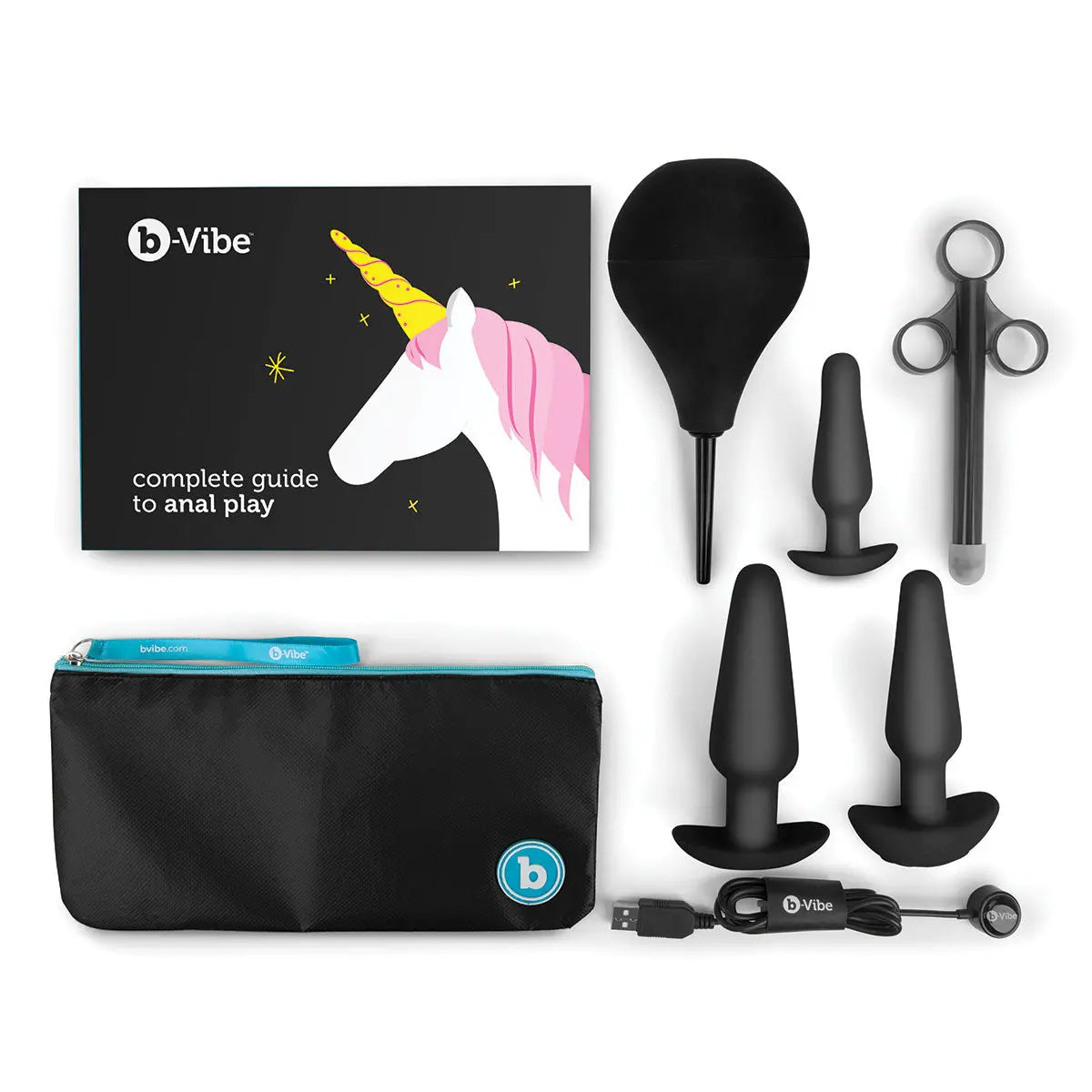 B-Vibe Anal Training Set - Black B-Vibe