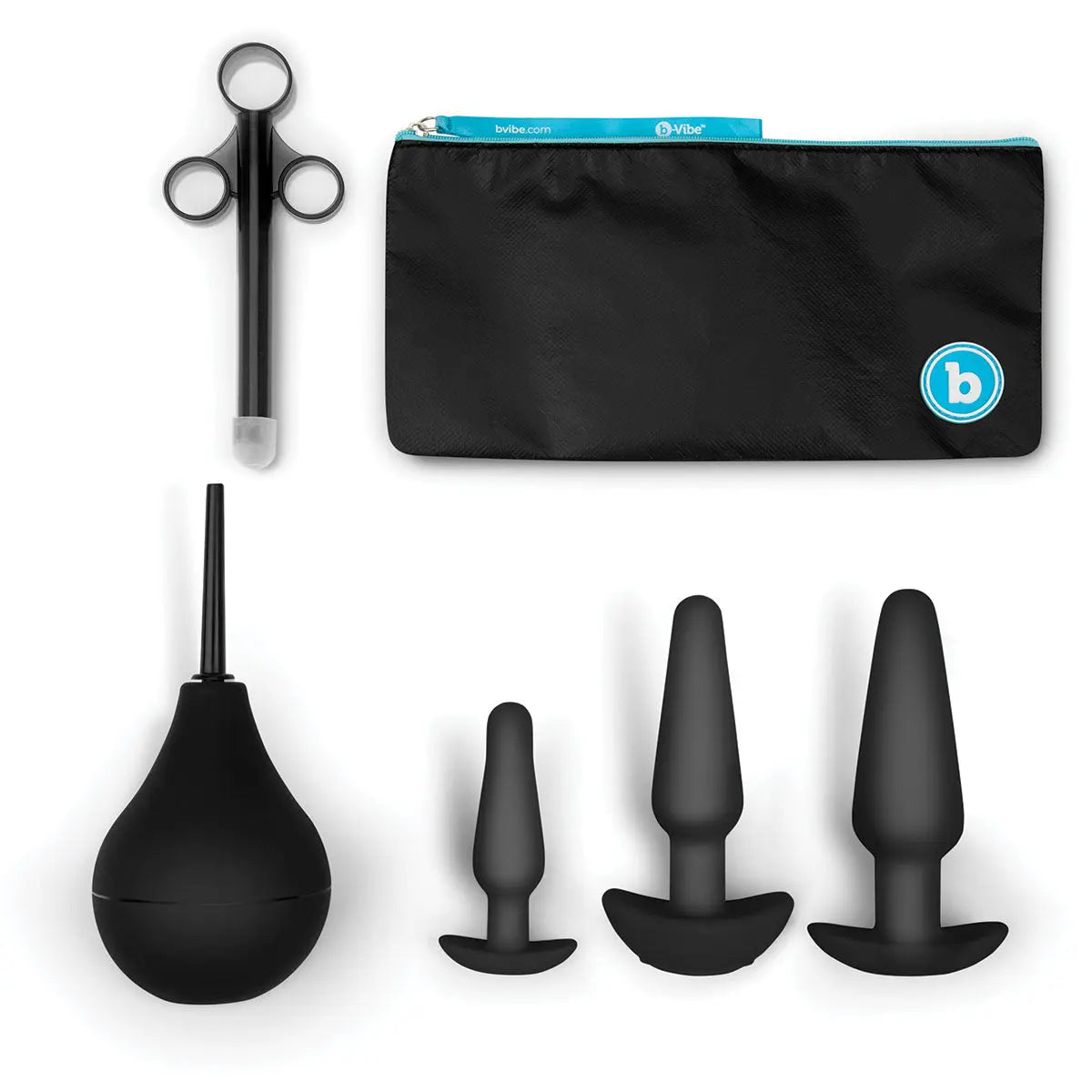 B-Vibe Anal Training Set - Black B-Vibe