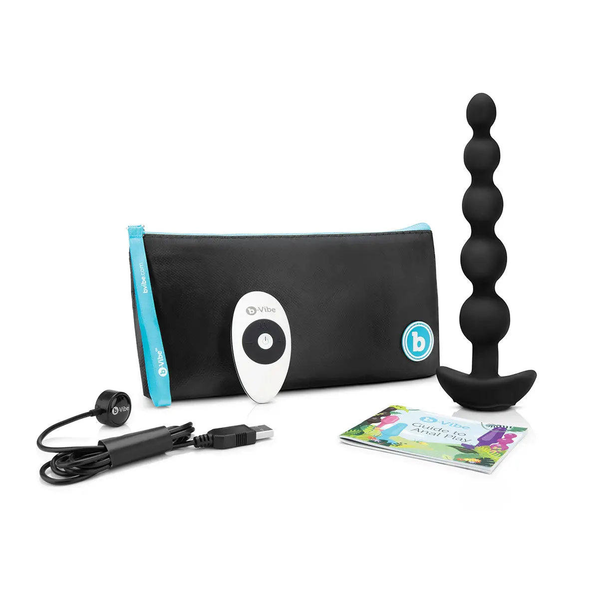 B-Vibe Cinco Beads - Black B-Vibe