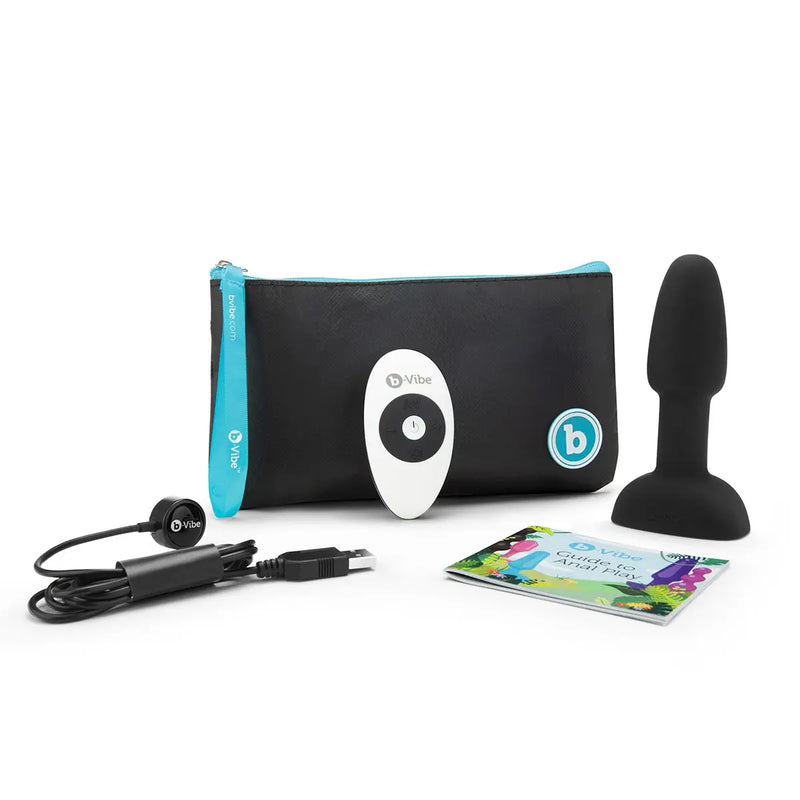 B-Vibe Rimming Petite Plug  - Black B-Vibe