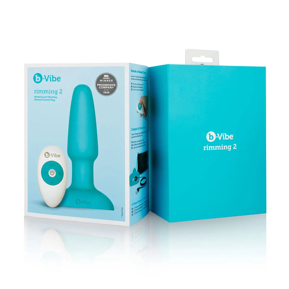 B-Vibe Rimming Plug 2 - Teal B-Vibe