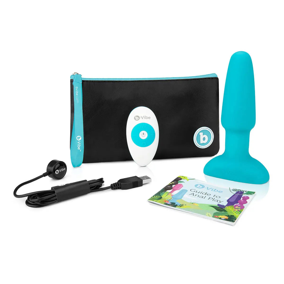B-Vibe Rimming Plug 2 - Teal B-Vibe