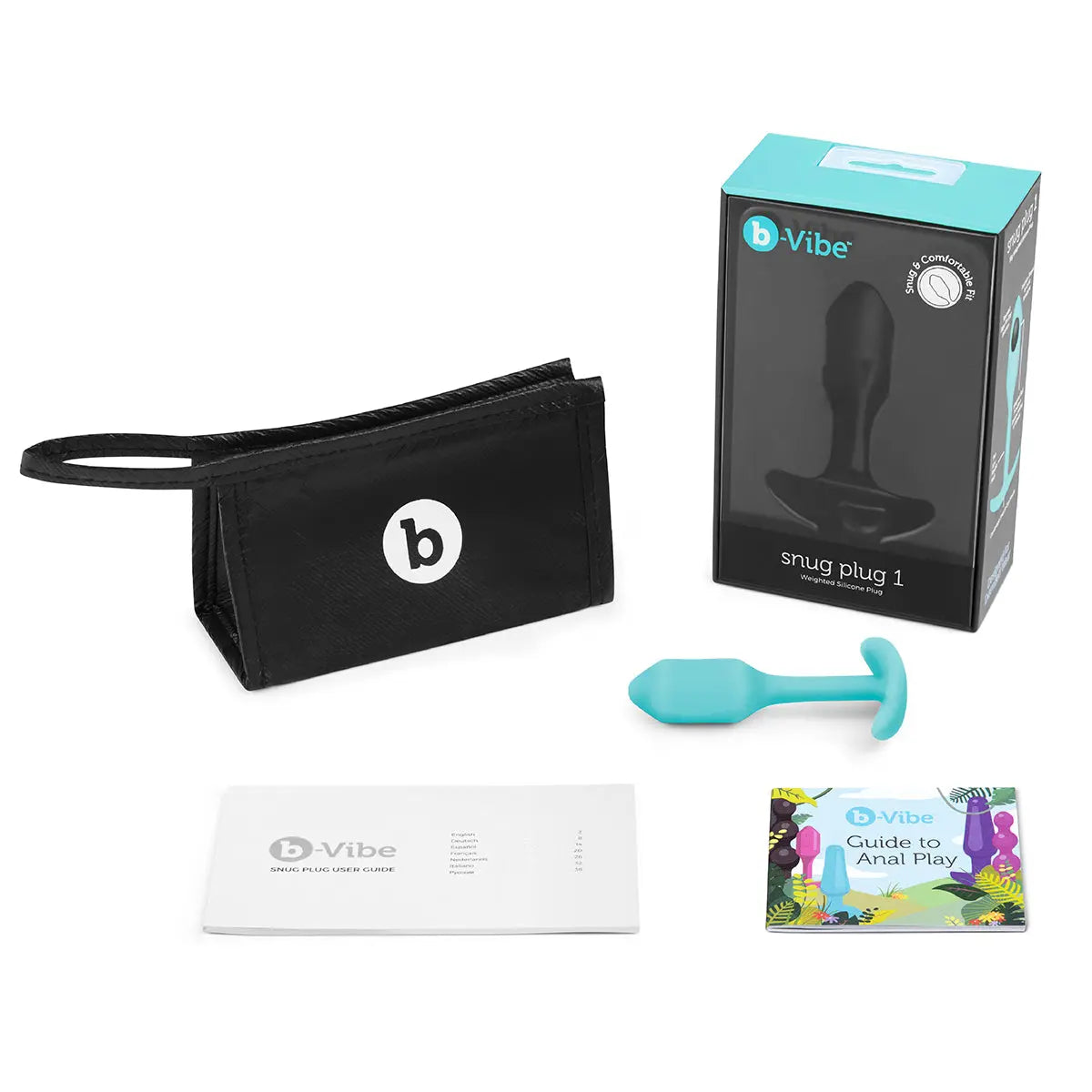 B-Vibe Snug Plug 1 (S) - Mint B-Vibe