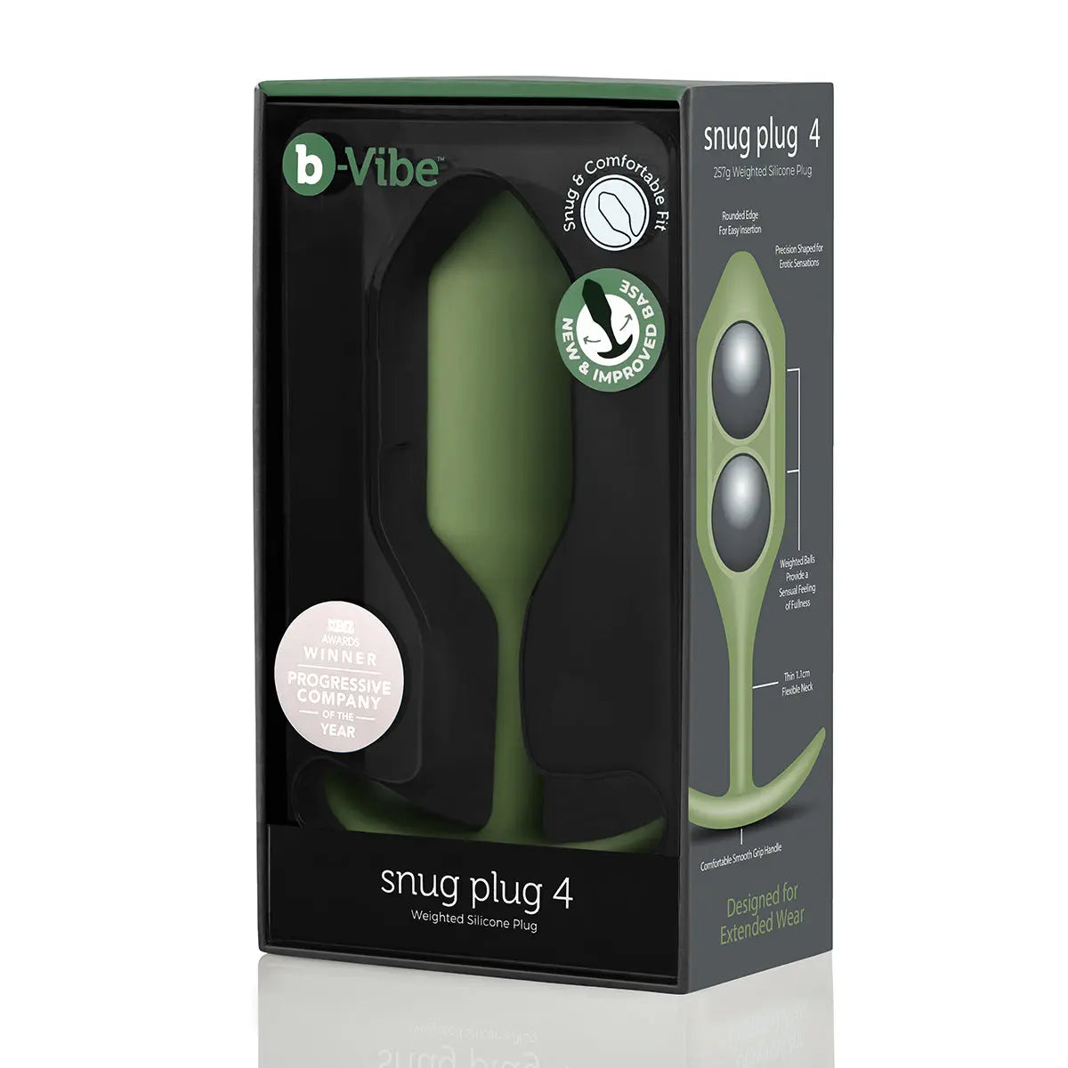 B-Vibe Snug Plug 4 (XL) - Army B-Vibe
