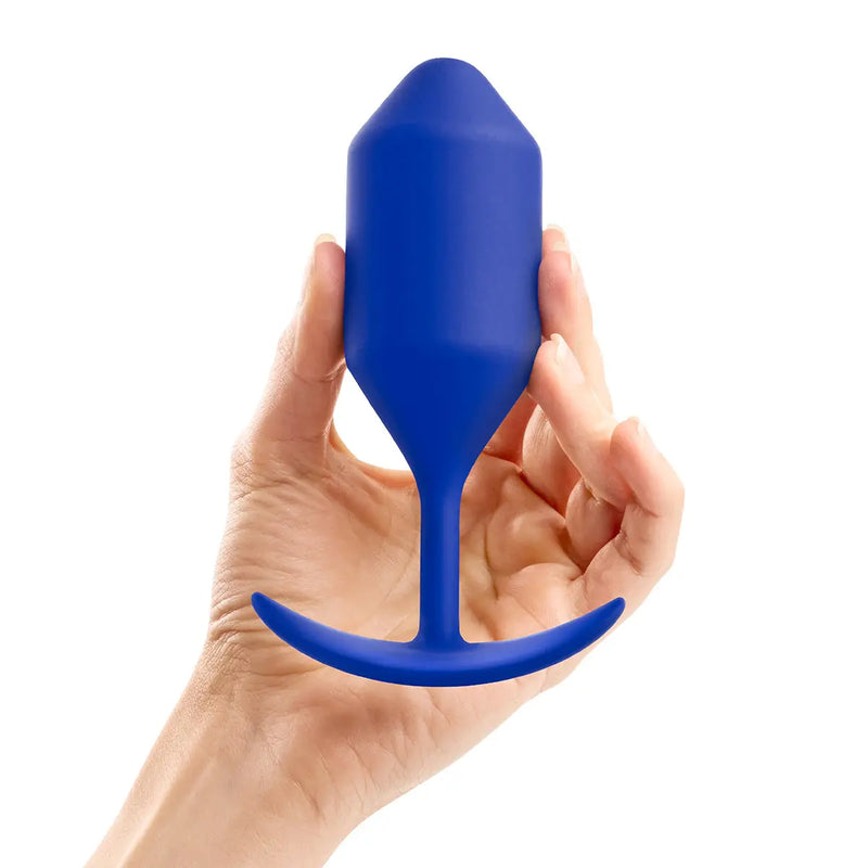 B-Vibe Snug Plug 4 (XL) - Navy Blue B-Vibe