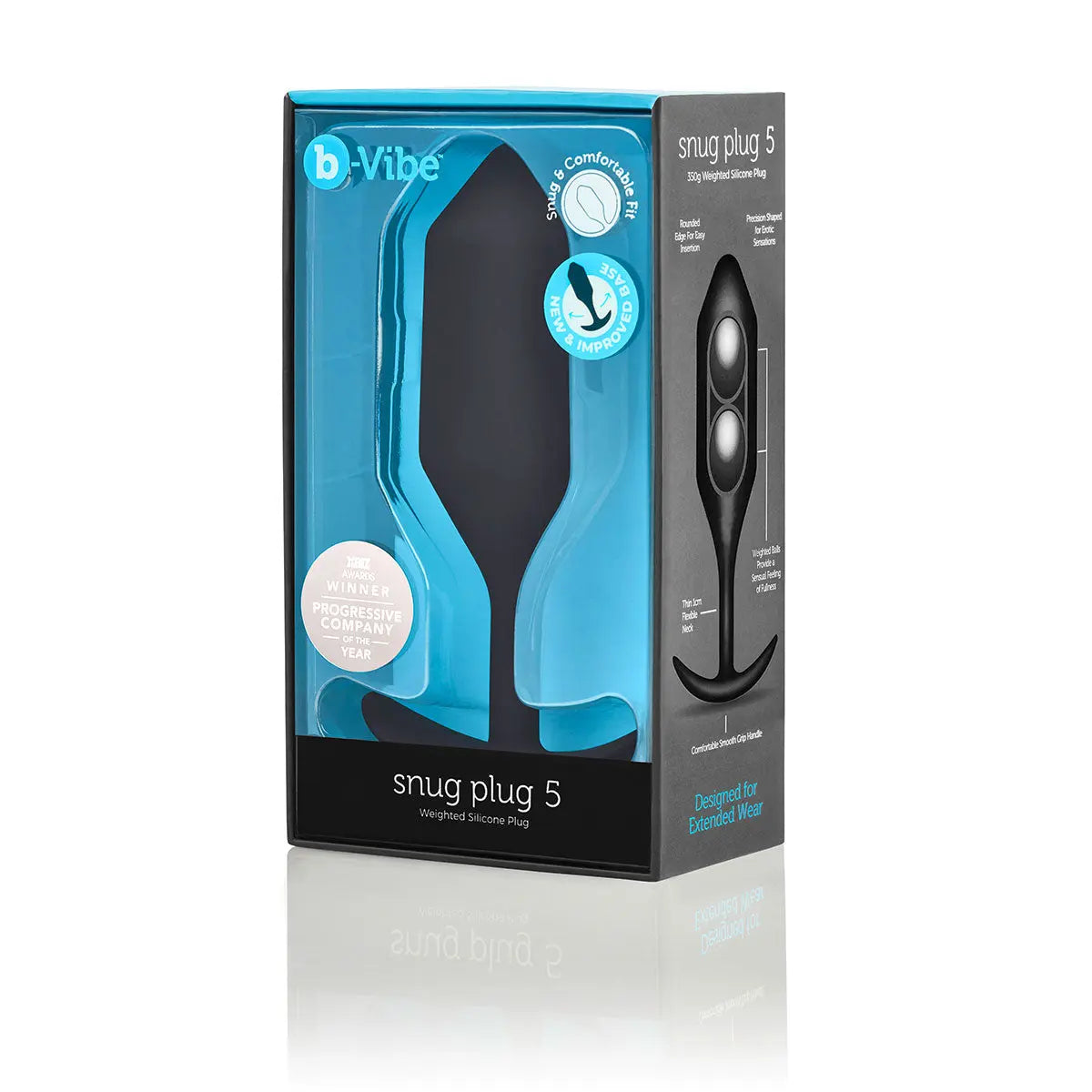 B-Vibe Snug Plug 5 (XXL) - Black B-Vibe