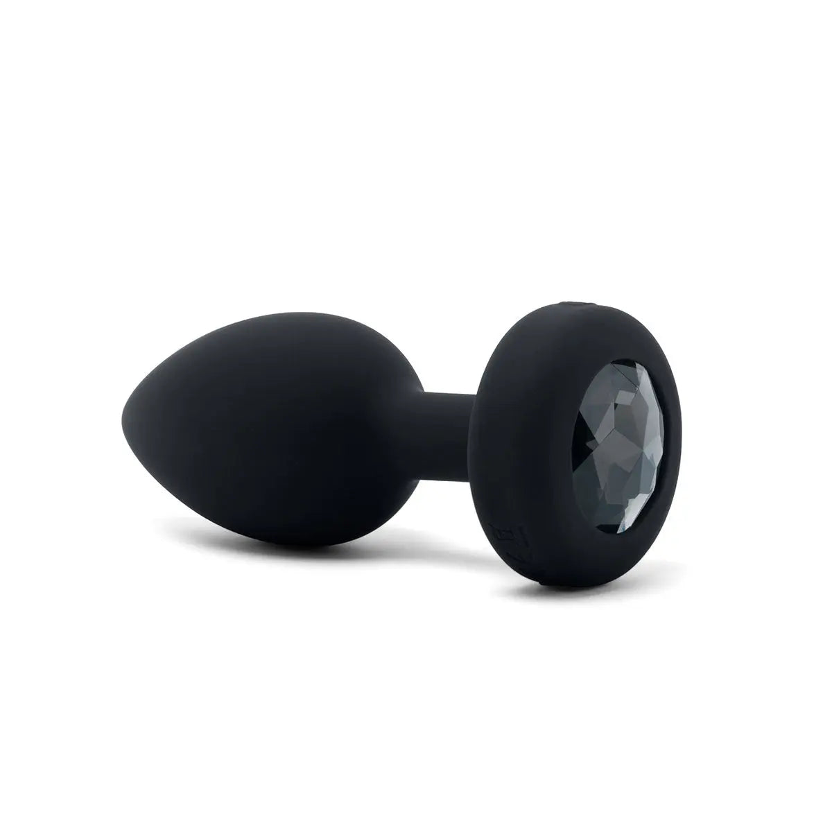 B-Vibe Vibrating Jewel Plug Medium/Large - Black B-Vibe