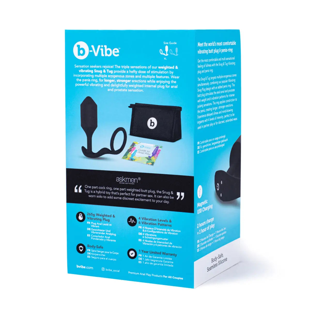 B-Vibe Vibrating Snug & Tug (XL) B-Vibe