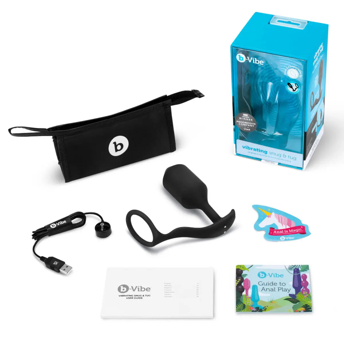 B-Vibe Vibrating Snug & Tug (XL) B-Vibe