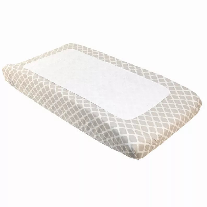B & N Printed Percale Change Pad With Terry Insert Sheet Kushies