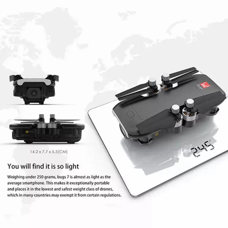 B7W-4K Mini Brushless Gps Drone With All The Fixings And An Optical Flow Sensor For Indoor Flying MJX