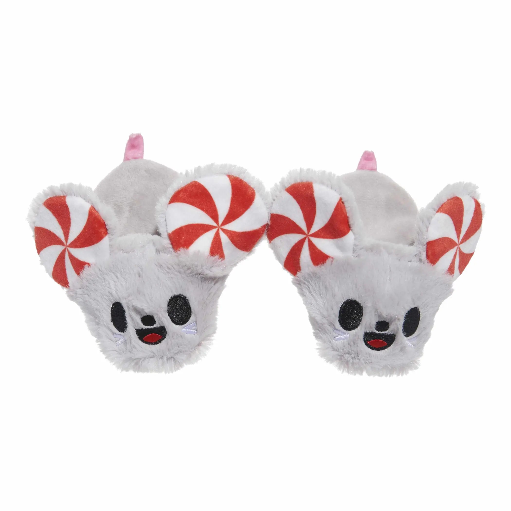 BARK Peppermice Slippies Plush Dog Toy XS / Small 2pc BARK