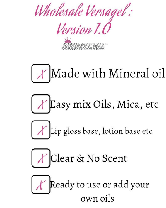 BBBWHOLSALE Versagel Lip Gloss Base 3oz (VERSION 2.0) Bbbwholesale