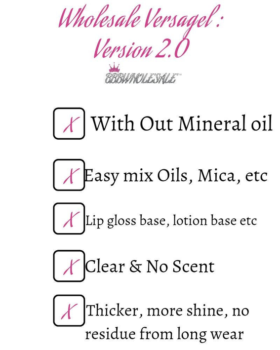 BBBWHOLSALE Versagel Lip Gloss Base 3oz (VERSION 2.0) Bbbwholesale