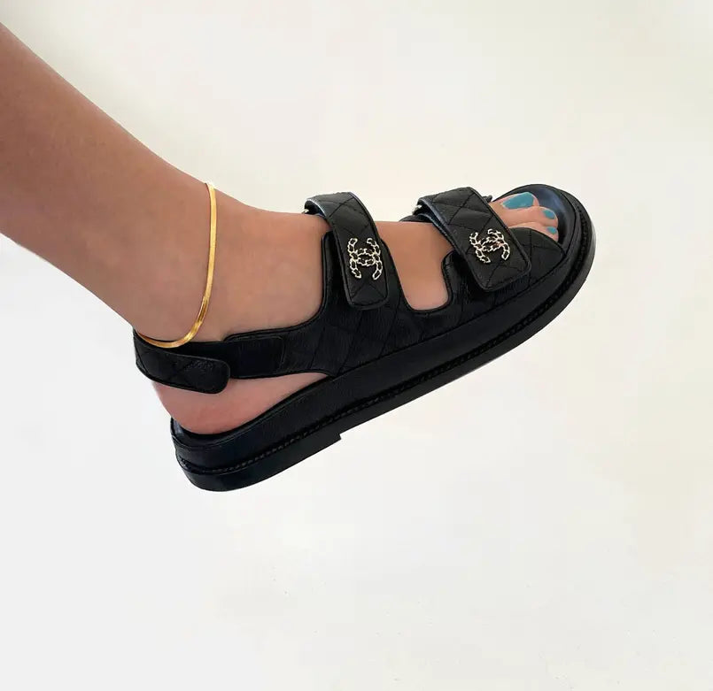 BECCA GOLD SNAKE CHAIN ANKLET Mai Desiree