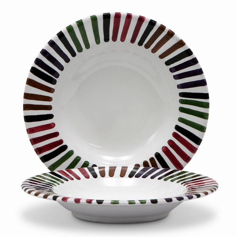 BELLO Pasta/Soup Rim Plate Artistica Italian Gallery