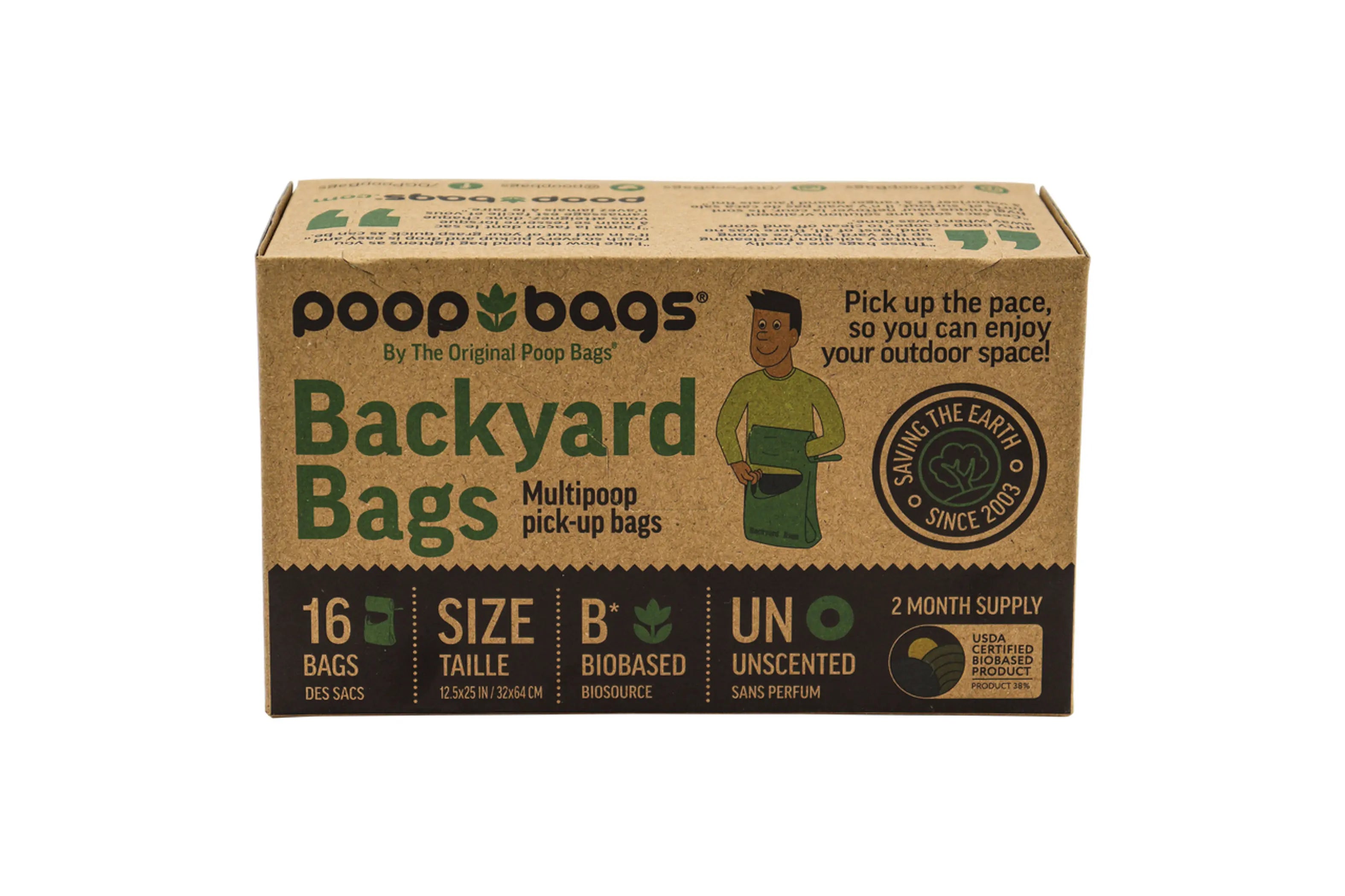 BIOBASED BACKYARD BAGS The Original Poop Bags