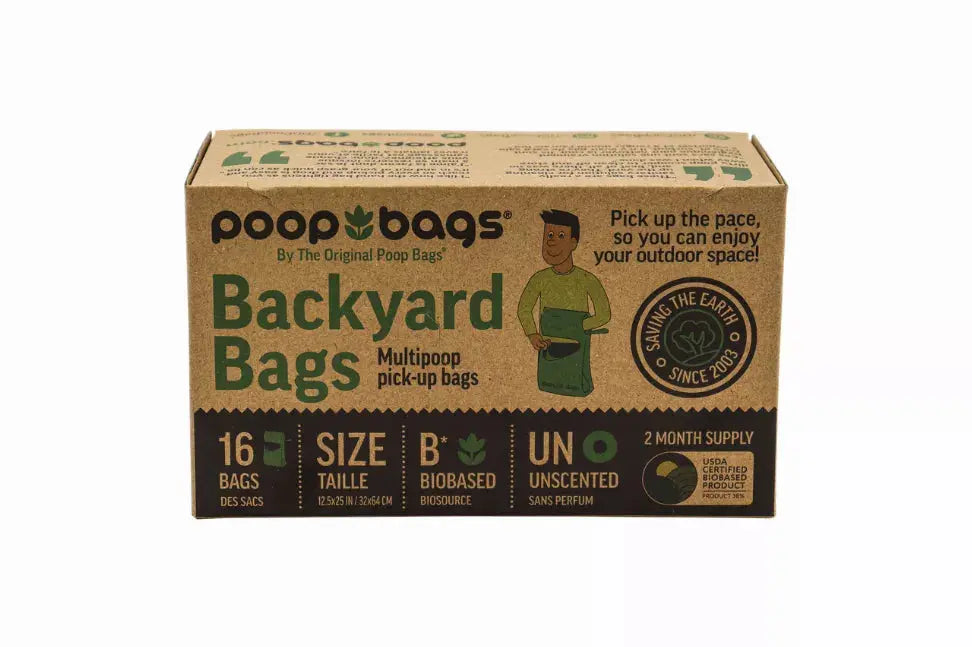 BIOBASED BACKYARD BAGS The Original Poop Bags