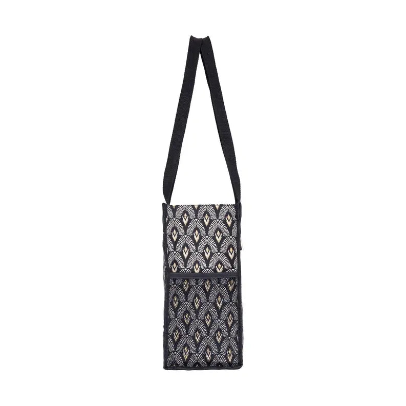 BLACK AND WHITE LUXOR SHOPPER BAG Signare USA