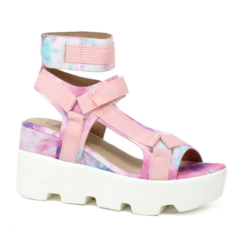 BLEIGE-05 Women's Open Toe Sneaker Sandal Yoki Fashion