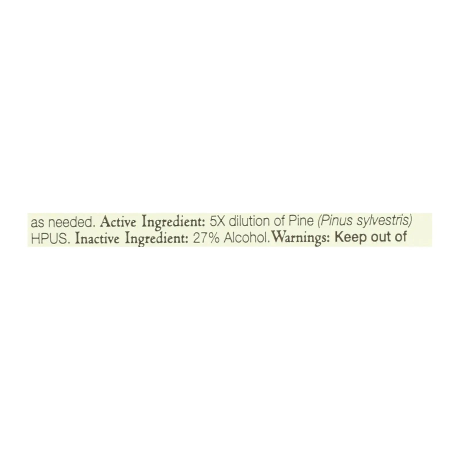 Bach Flower Remedies Essence Pine - 0.7 Fl Oz Bach