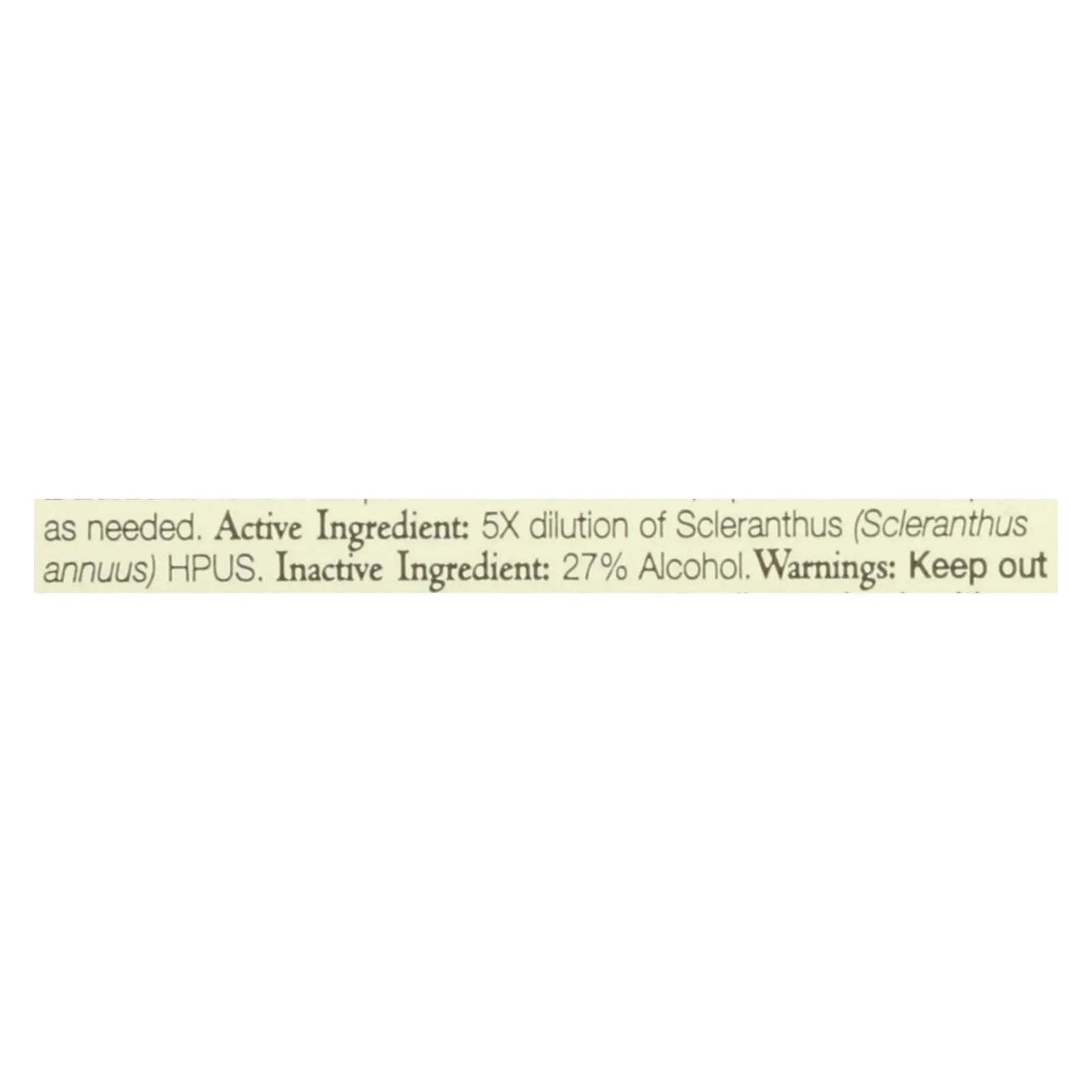 Bach Flower Remedies Essence Scleranthus - 0.7 Fl Oz Bach