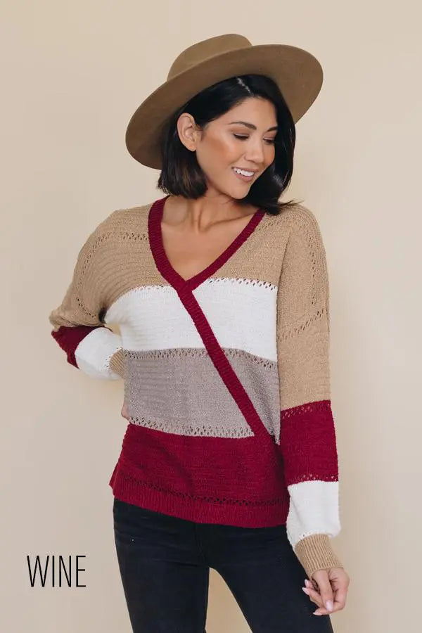 Back For More Wrap Sweater Stay Warm in Style