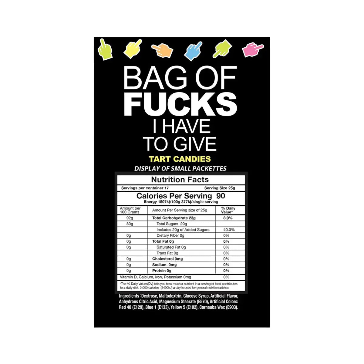 Bag Of Fucks I Have To Give 100pc DP Little Genie