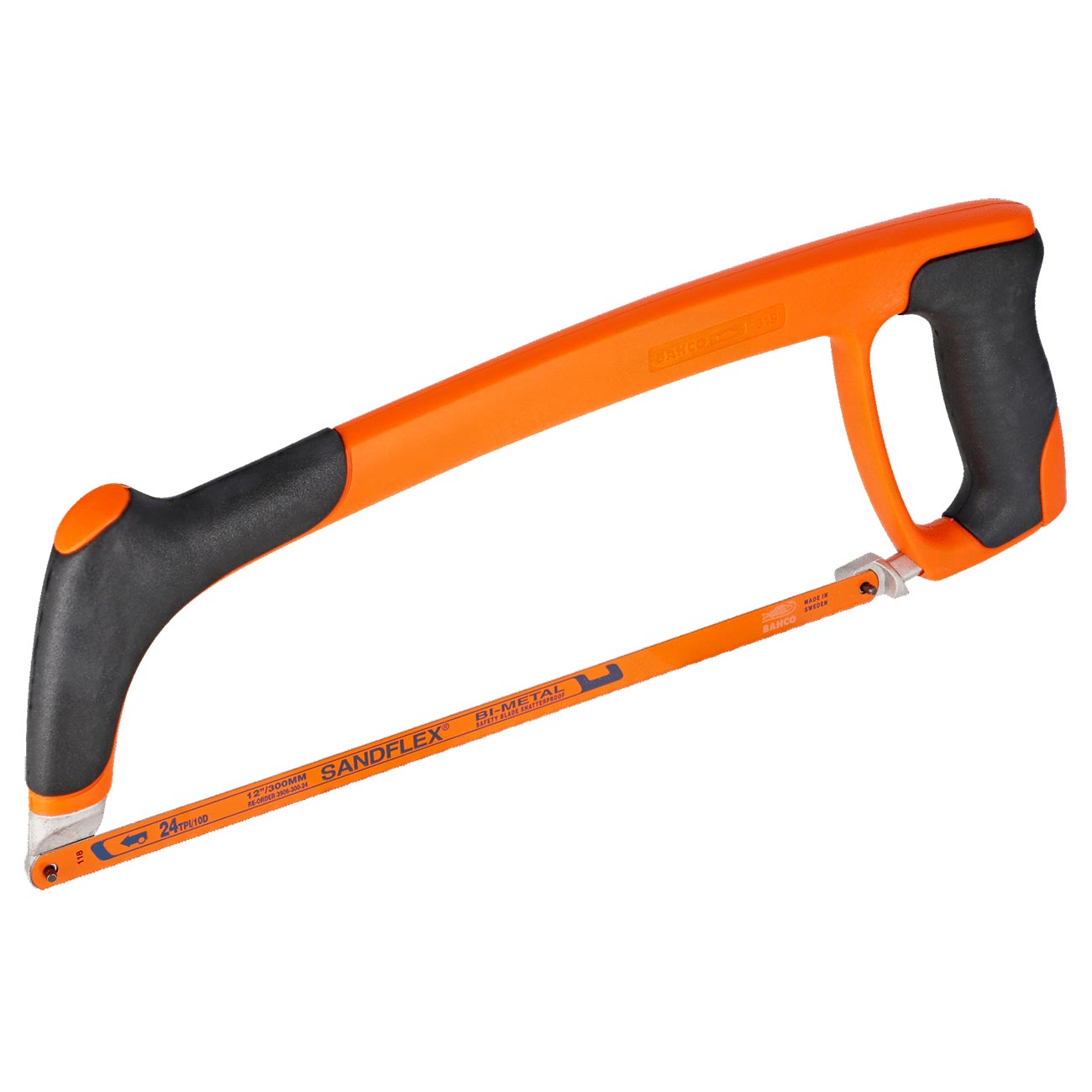 Bahco 12" (300mm) Professional Hand Hacksaw Frames With Soft Grip Handle BAHCO