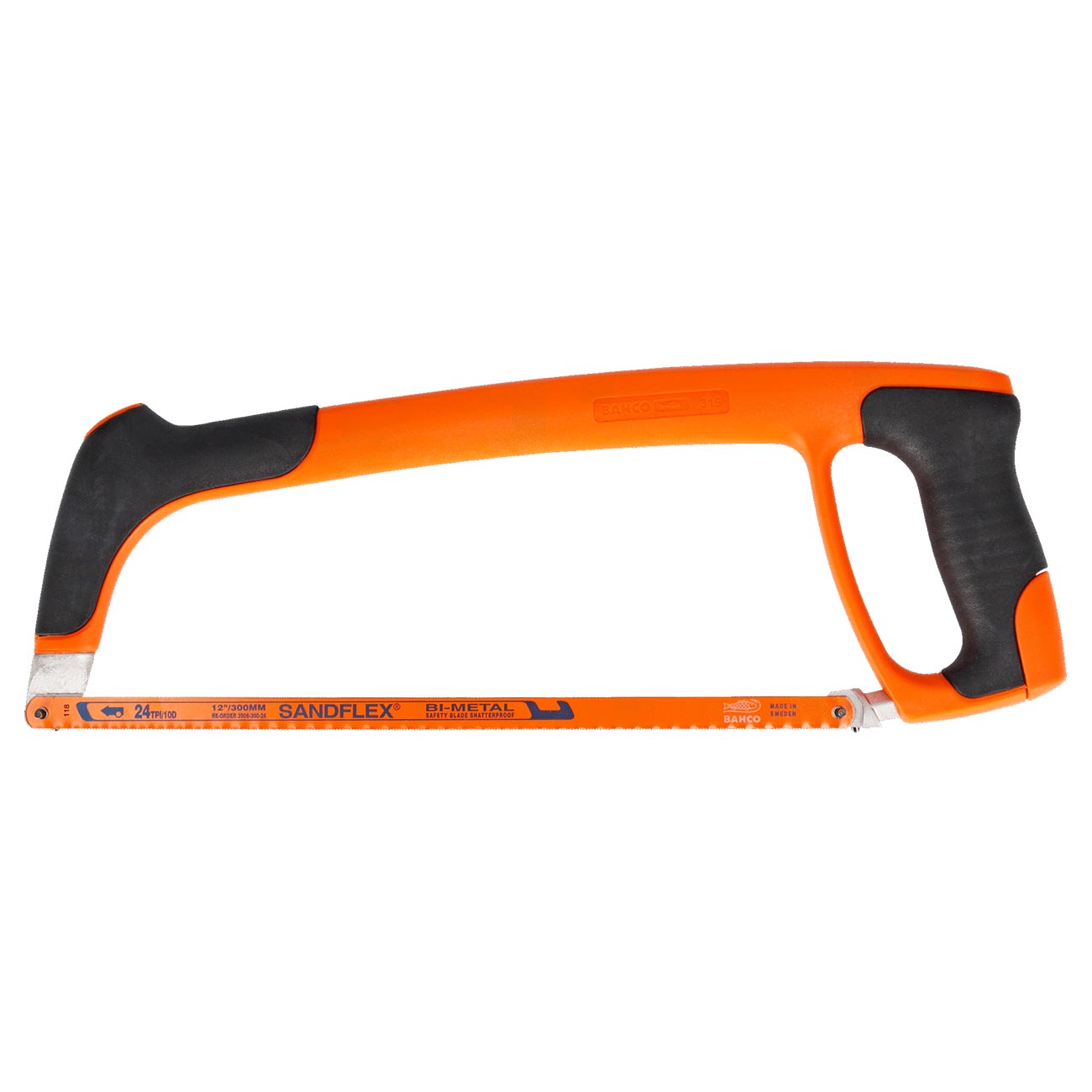 Bahco 12" (300mm) Professional Hand Hacksaw Frames With Soft Grip Handle BAHCO