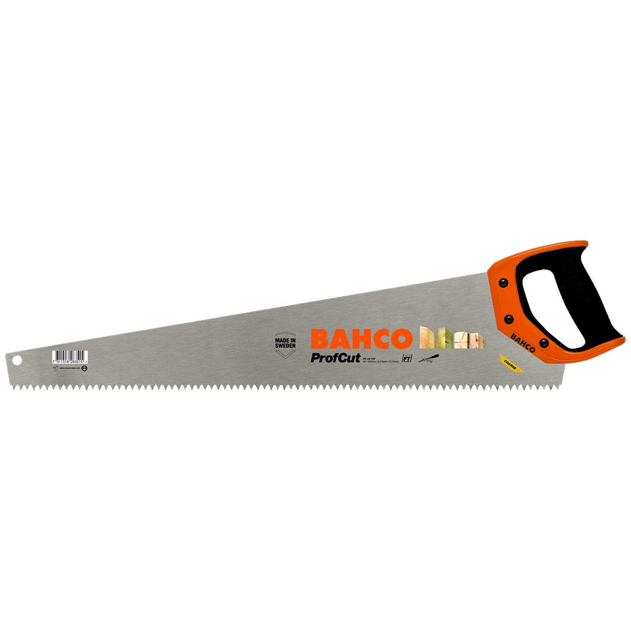 Bahco 24" Profcut™ Timber Hand Saw For Timber/wet/tanalised Wood BAHCO