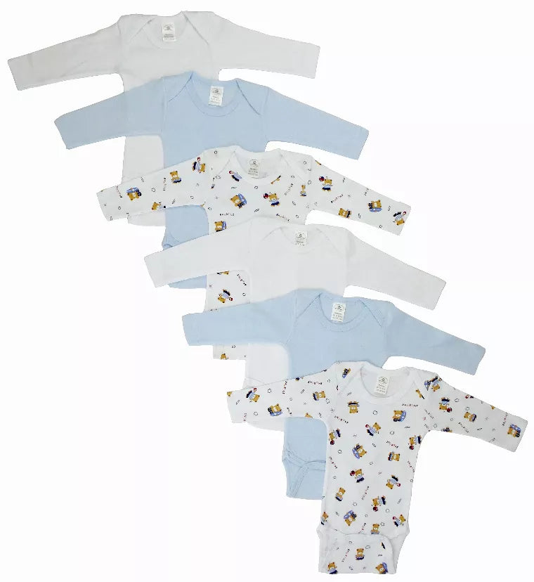 Bambini Boys Longsleeve Printed Onezie Variety Pack Bambini