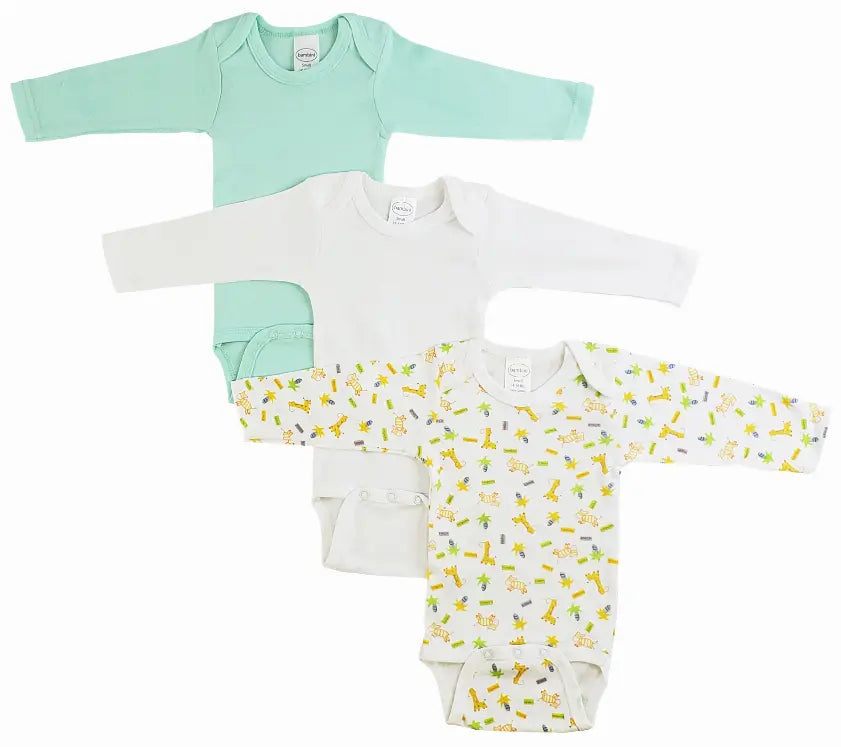 Bambini Boys Longsleeve Printed Onezie Variety Pack Bambini