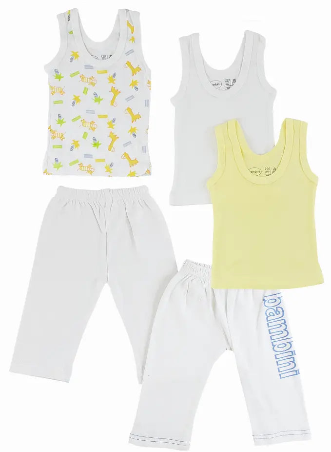 Bambini Boys Tank Tops and Track Sweatpants Bambini