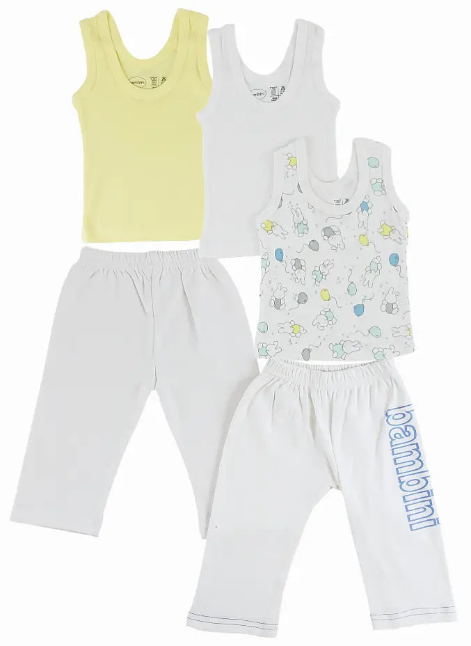 Bambini Boys Tank Tops and Track Sweatpants Bambini