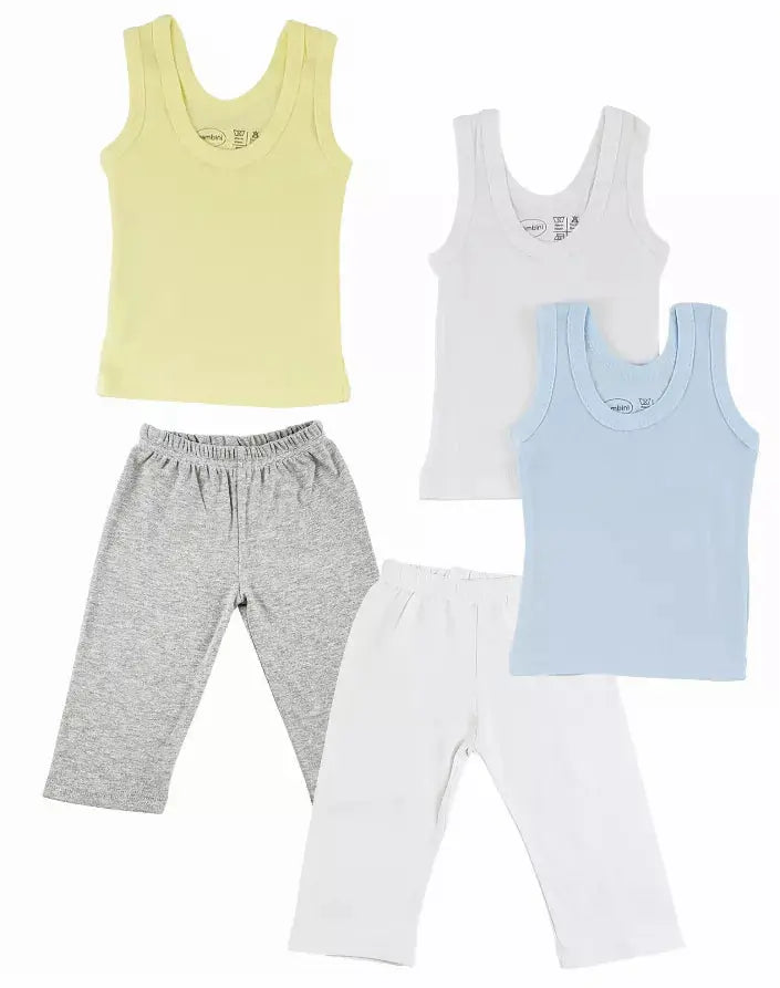 Bambini Boys Tank Tops and Track Sweatpants Bambini